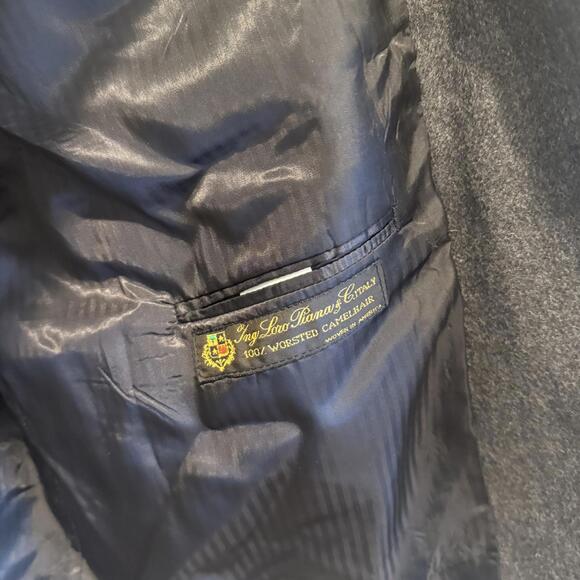 Vintage Nordstrom Men's Gray 100% Camel Hair Blazer Size 43 R - Picture 3 of 5